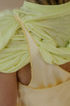 BASERANGE 24 Autumn and Winter One-shoulder Dress Portugal BAS-DROSD-VI-AU24-SFYH DROSD-VI Sofia Yellow